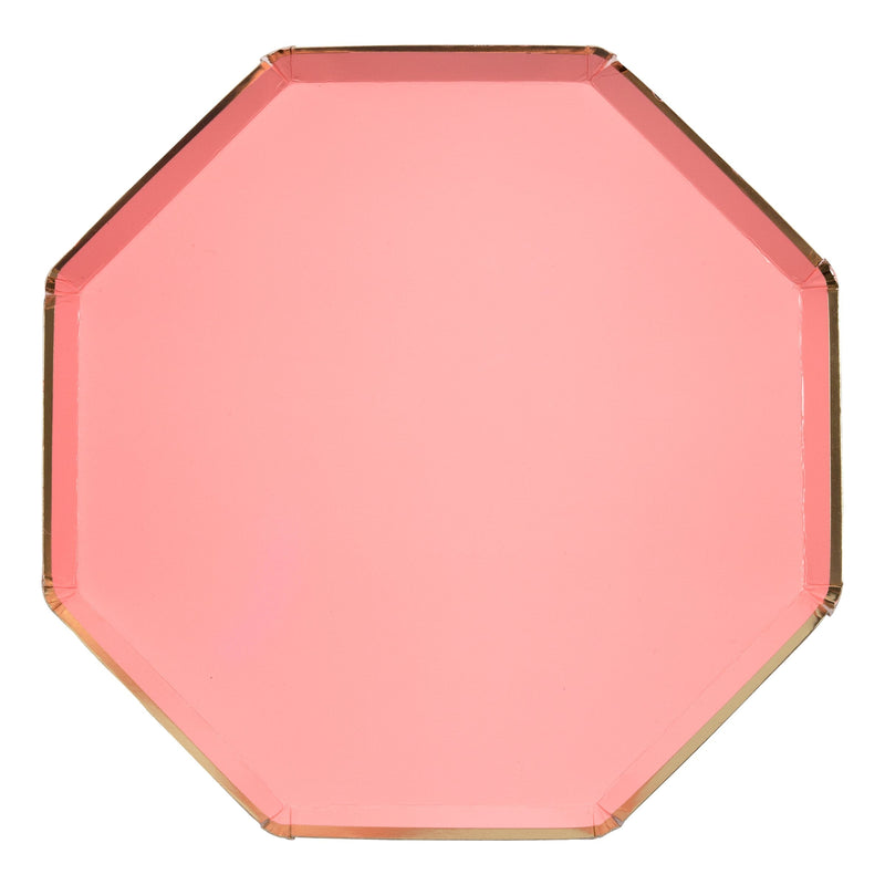 media image for neon coral partyware by meri meri mm 181495 2 24