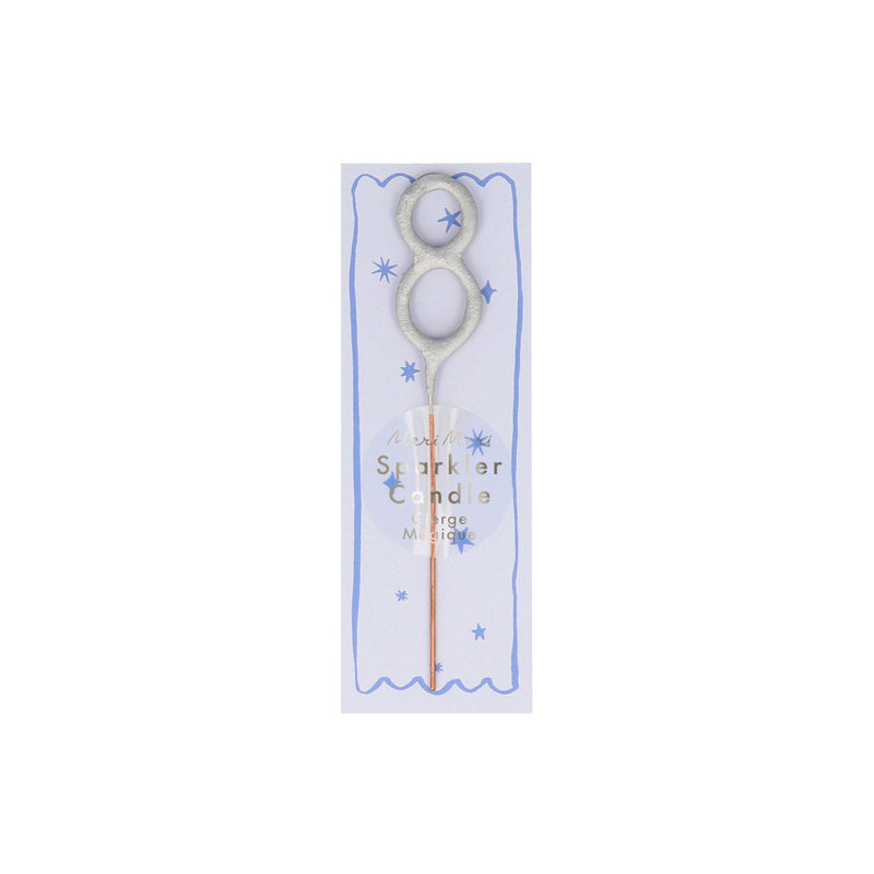 media image for mini silver sparkler number candle by meri meri mm 175627 9 264