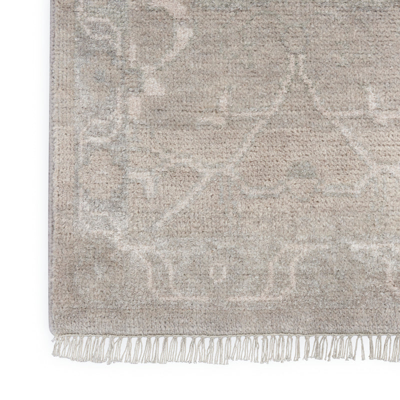 media image for elan hand knotted grey rug by nourison nsn 099446377937 4 232