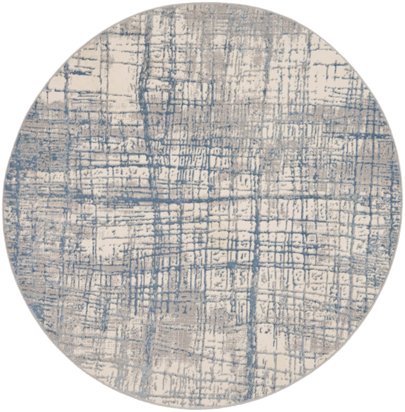 media image for ck950 rush ivory blue rug by nourison 99446818485 redo 2 285