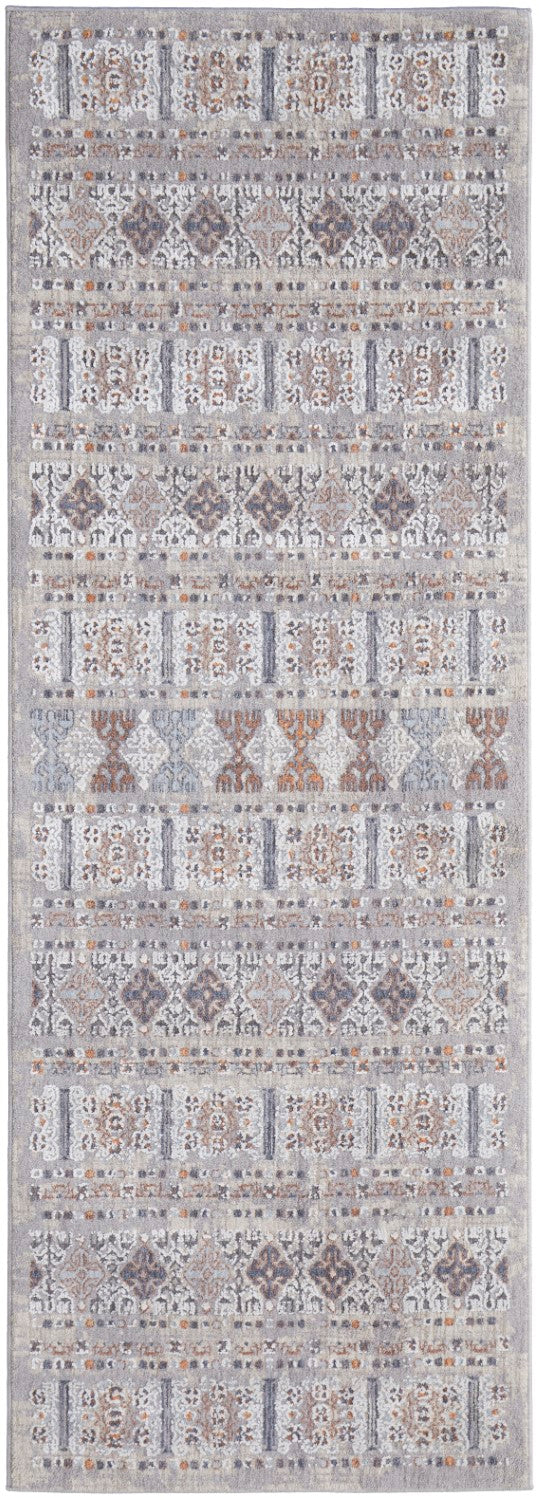 media image for edwardo tribal orange gray rug news by bd fine frar39gcrstgryc00 2 288