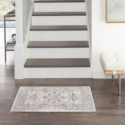 product image for Nicole Curtis Series 4 Cream Blue Vintage Rug By Nicole Curtis Nsn 099446163400 9 32