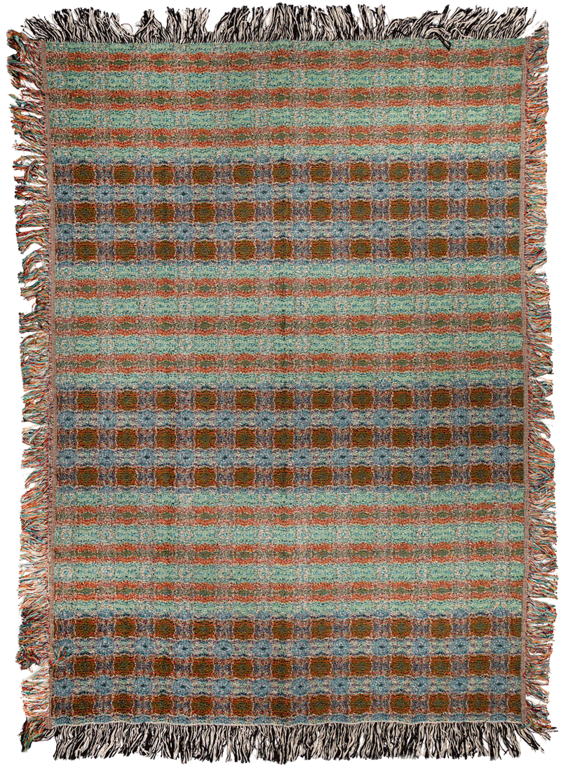 media image for New Plaid Woven Throw 229