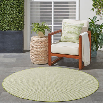 product image for Nourison Home Courtyard Ivory Green Modern Rug By Nourison Nsn 099446162403 24 95