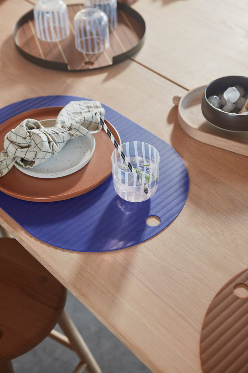media image for ribbo placemat pack of 2 optic blue 3 242