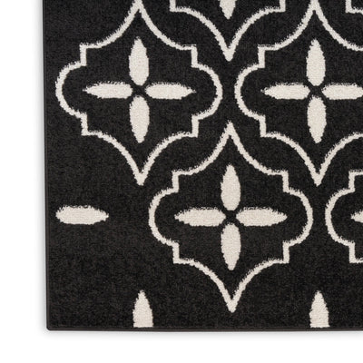 product image for Nourison Essentials Indoor Outdoor Black Ivory Moroccan Rug By Nourison Nsn 099446940674 3 77