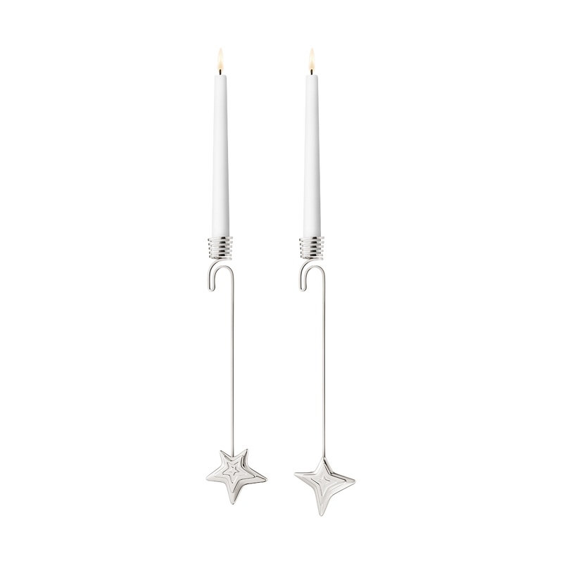 media image for candle holders four five point star palladium 1 214