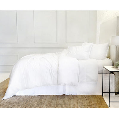 product image for parker bamboo duvet set in white design by pom pom at home 7 67