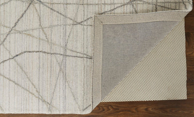 product image for archor geometric contemporary hand tufted ivory charcoal rug by bd fine wtnr8894ivychlh00 6 16