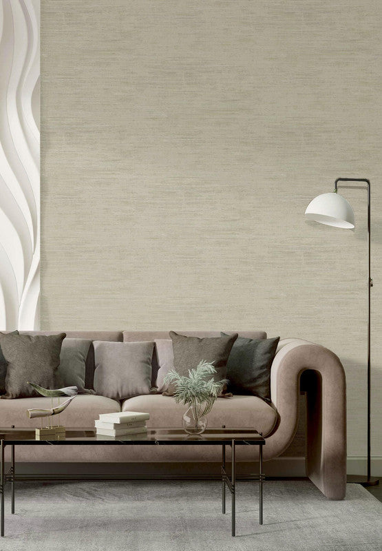 media image for Italian Style Plain Texture Wallpaper in Cream/Gold 246