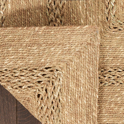 product image for Natural Seagrass Indoor Outdoor Handmade Natural Rug By Nourison Nsn 099446940186 5 59