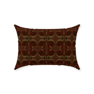 product image for Mahogany Ticking Throw Pillow 82