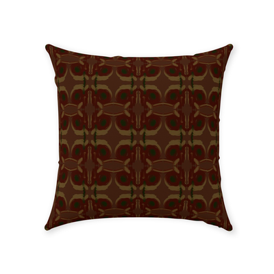 product image for Mahogany Ticking Throw Pillow 18