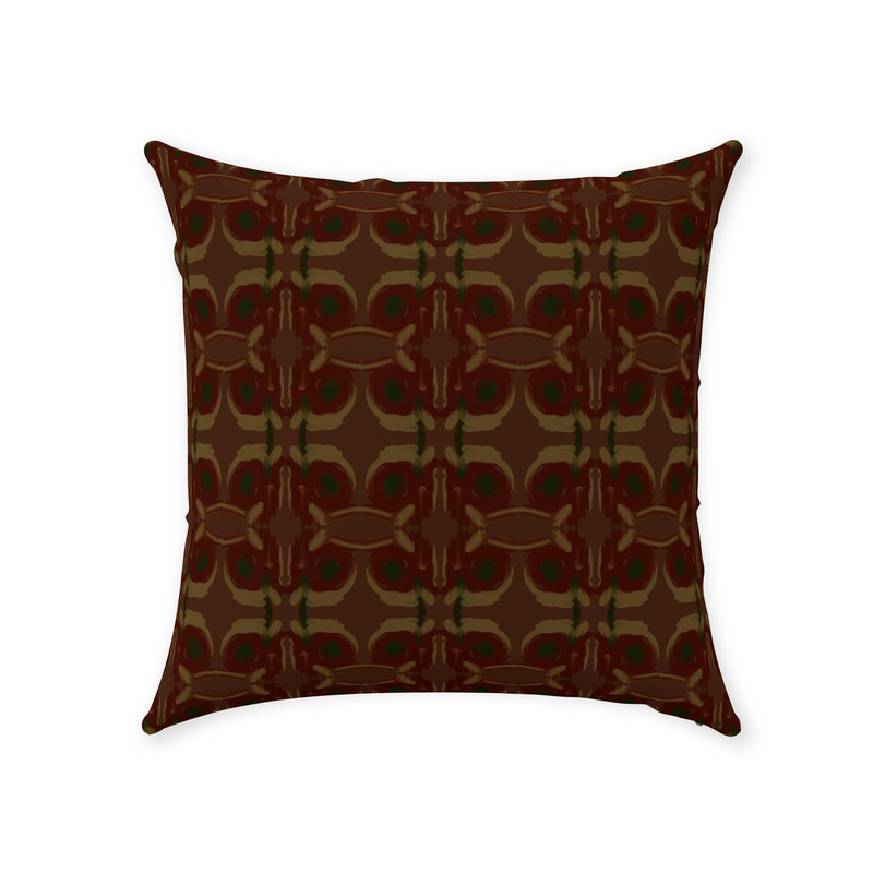 media image for Mahogany Ticking Throw Pillow 27