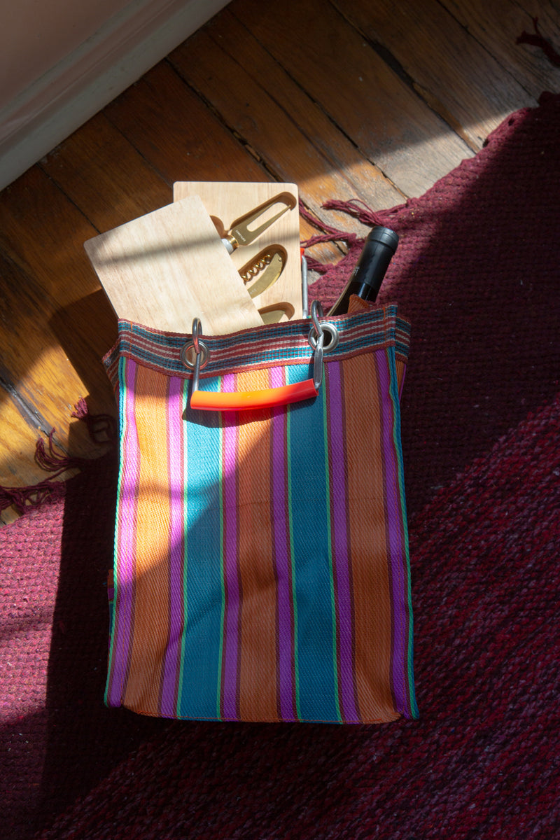 media image for Recycled Plastic Stripe Bag - Rectangle D30 280