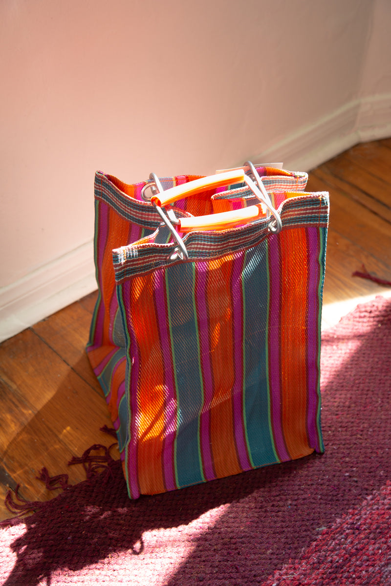 media image for Recycled Plastic Stripe Bag - Rectangle D30 277