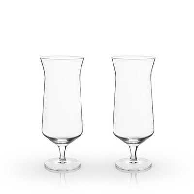 product image for angled crystal hurricane glasses 2 7