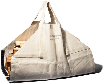 product image for off white firewood carrier design by puebco 2 6
