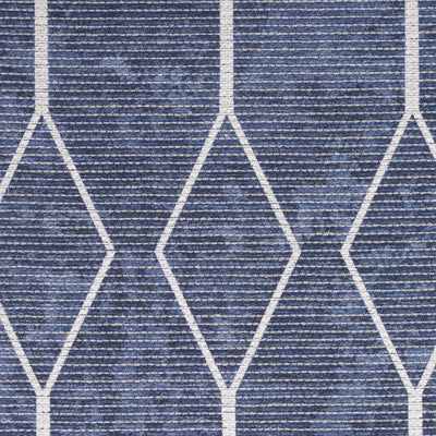 product image for Nicole Curtis Machine Washable Series Navy Modern Rug By Nicole Curtis Nsn 099446163301 8 31