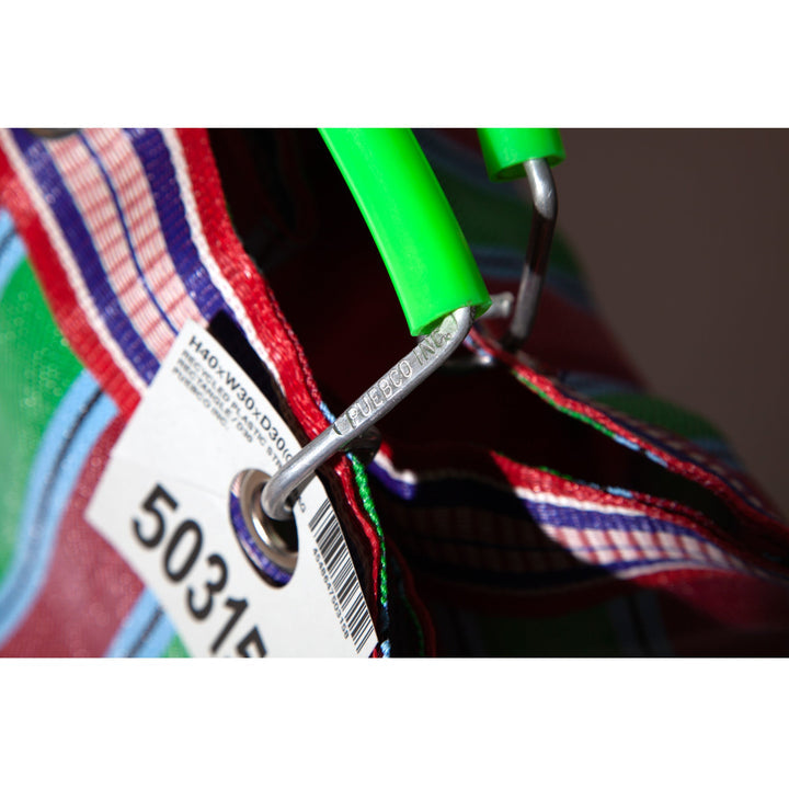 media image for recycled plastic stripe bag wide by puebco 503394 9 280