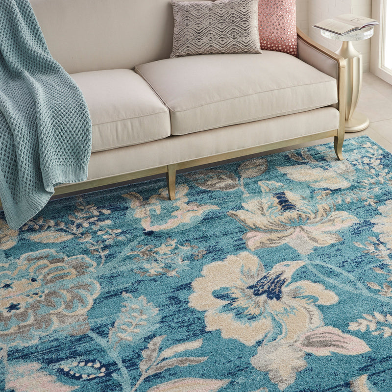 media image for tranquil turquoise rug by nourison 99446483843 redo 6 284