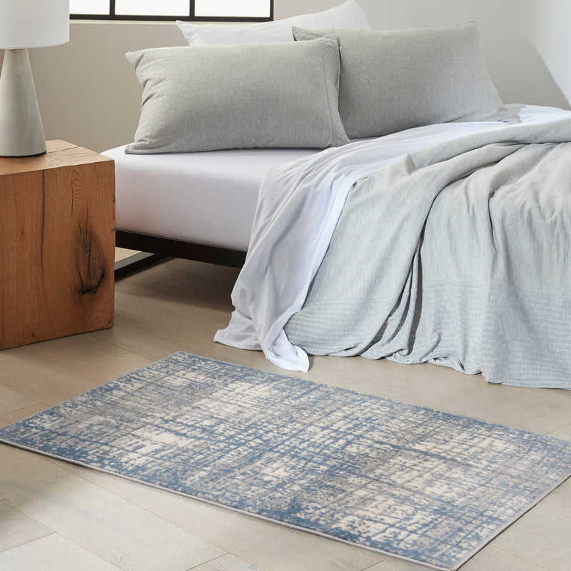 media image for ck950 rush ivory blue rug by nourison 99446818485 redo 7 291