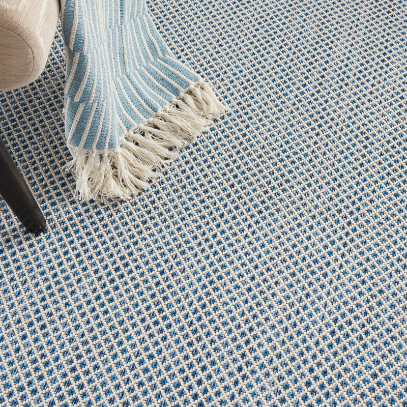 media image for courtyard ivory blue rug by nourison 99446841735 redo 4 288