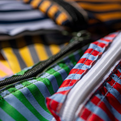 product image for school tie fabric semicircle pouch puebco 504421 13 24