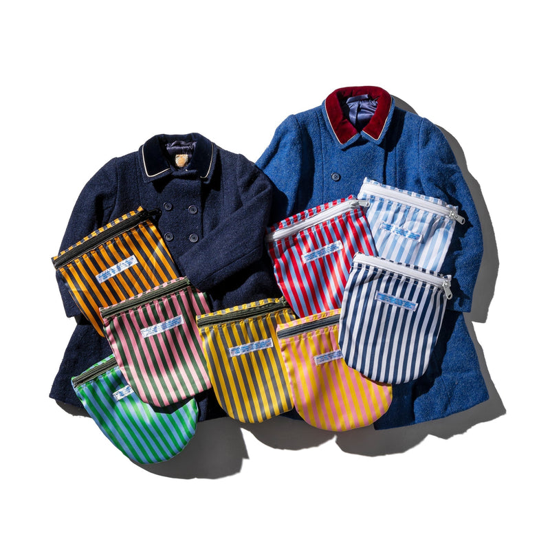 media image for school tie fabric semicircle pouch puebco 504421 4 222