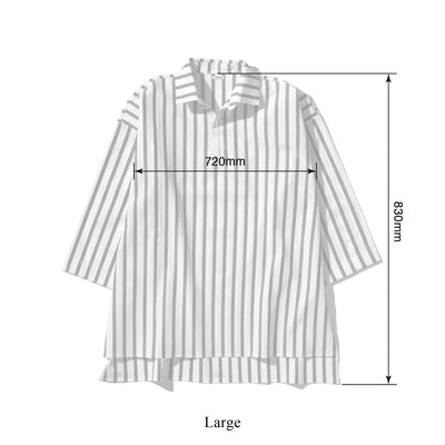 product image for Cotton Stripe Shirt Regular Collar 9 38