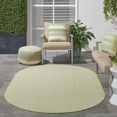 product image for Nourison Home Courtyard Ivory Green Modern Rug By Nourison Nsn 099446162403 25 40