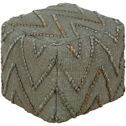 media image for Teangi Jute Pouf in Various Colors Flatshot Image 271