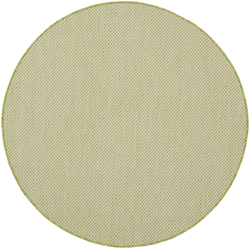 media image for Nourison Home Courtyard Ivory Green Modern Rug By Nourison Nsn 099446162403 2 246