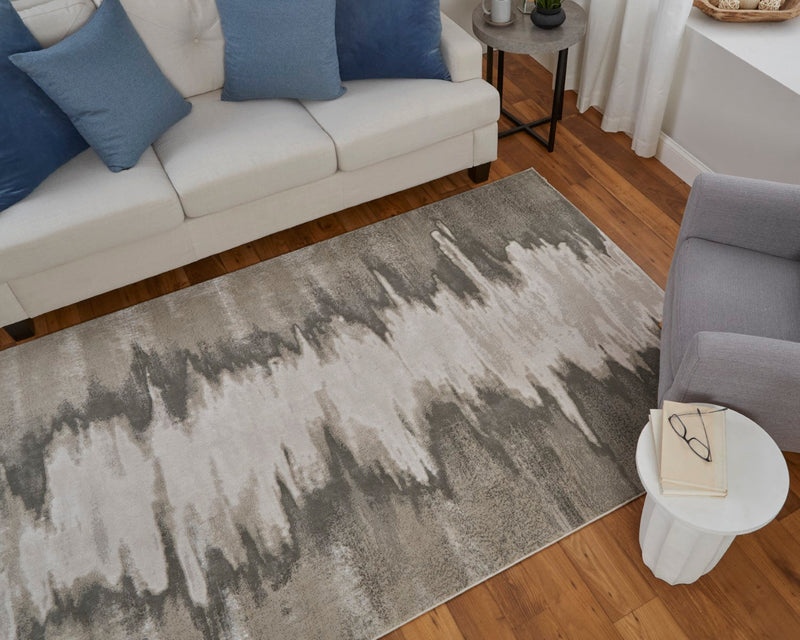 media image for Orin Abstract Gray/Taupe/Ivory Rug 9 258