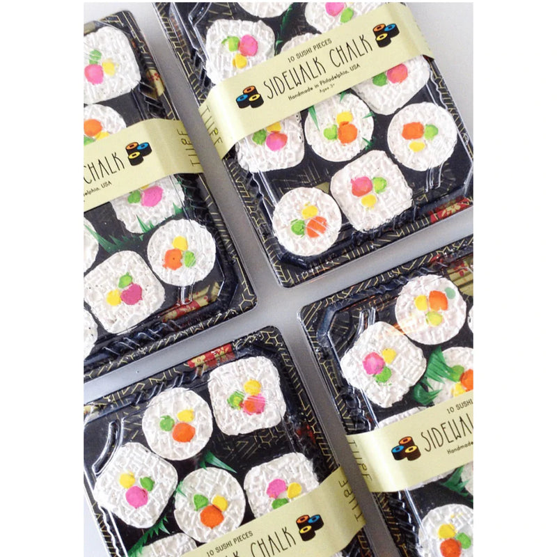 media image for twee sushi maki roll sidewalk chalk 2 237