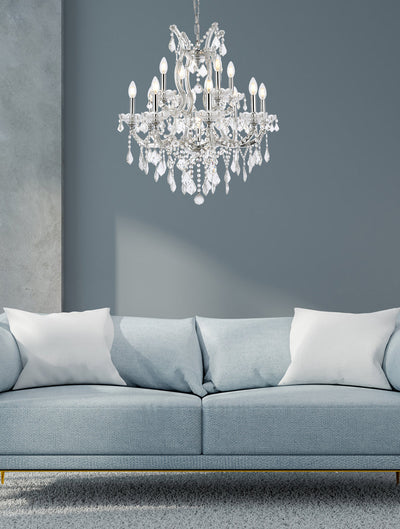 product image for Maria Theresa 13 Light Chandelier Elegant Lighting 2800D27C Gt Rc 32 25