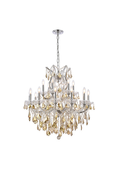 product image of Maria Theresa 19 Light Chandelier Elegant Lighting 2800D30C Gt Rc 1 516