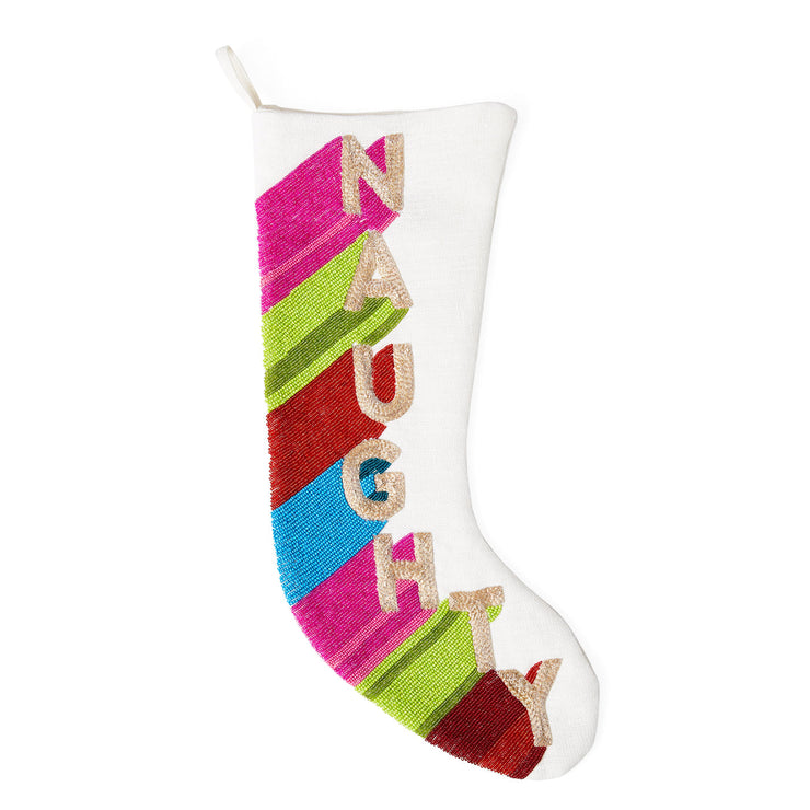 naughty embellished stocking 1