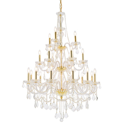 product image for Giselle 21 Light Chandelier Elegant Lighting Value V7890G38C Rc 4 30