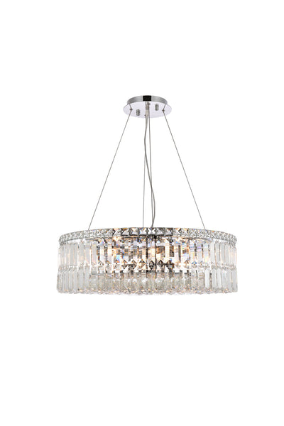 product image for Maxime 12 Light Chandelier Elegant Lighting Value V2031D20C Rc 6 49