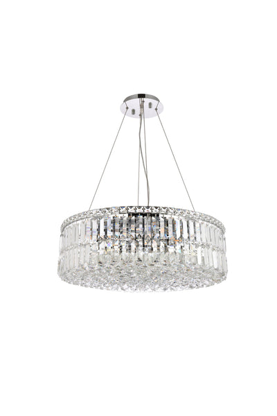 product image for Maxime 12 Light Chandelier Elegant Lighting Value V2031D20C Rc 36 37