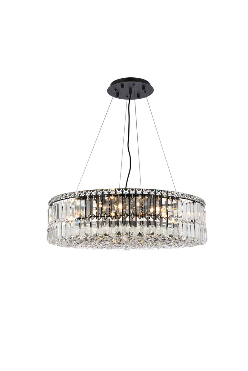 media image for Maxime 12 Light Chandelier Elegant Lighting Value V2031D20C Rc 8 24