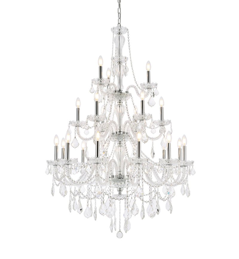 media image for Giselle 21 Light Chandelier Elegant Lighting Value V7890G38C Rc 3 213