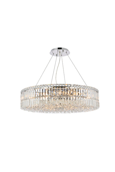 product image for Maxime 18 Light Chandelier Elegant Lighting Value V2031D32C Rc 3 47