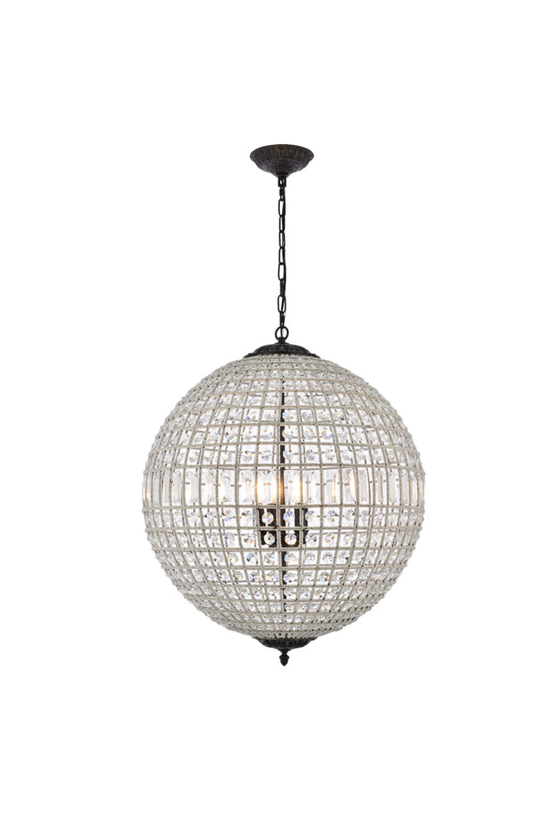 media image for Olivia 5 Light Chandelier Urban Classic 1205D24Fg Rc 2 282