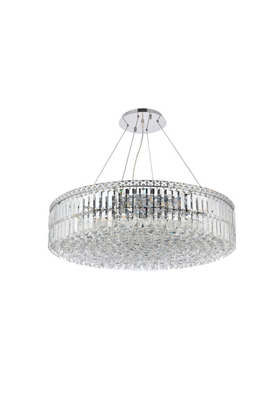 product image for Maxime 18 Light Chandelier Elegant Lighting Value V2031D32C Rc 13 89