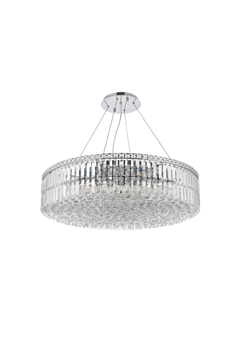 media image for Maxime 18 Light Chandelier Elegant Lighting Value V2031D32C Rc 13 263