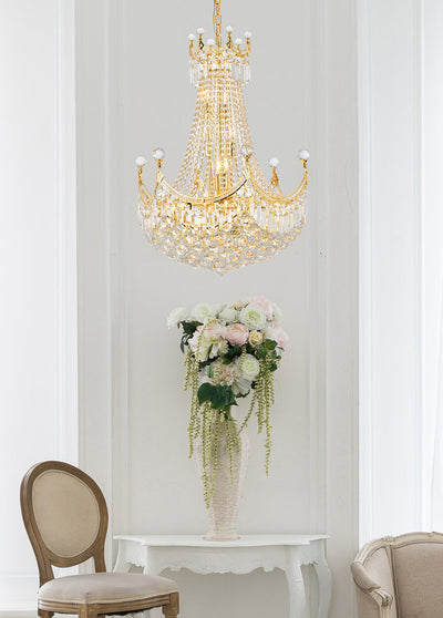 product image for Corona 15 Light Chandelier Elegant Lighting Value V8949D24C Rc 12 26