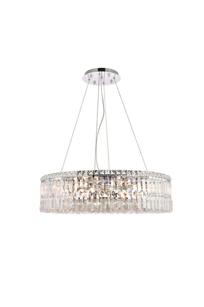 product image for Maxime 12 Light Chandelier Elegant Lighting Value V2031D20C Rc 9 42