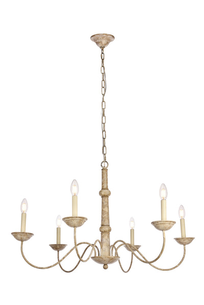 product image for Merritt 6 Light Chandelier Living District Ld6007D35Wd 3 38